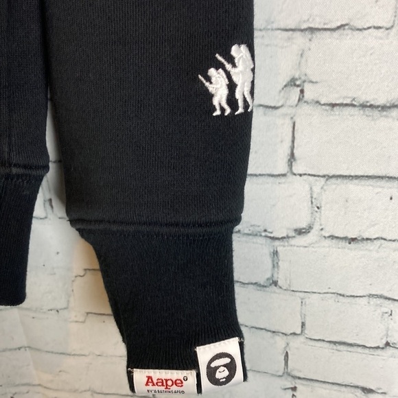 Aape by A Bathing Ape Crewneck Sweatshirt Women’s XS Winter Casual Streetwear - Picture 8 of 11